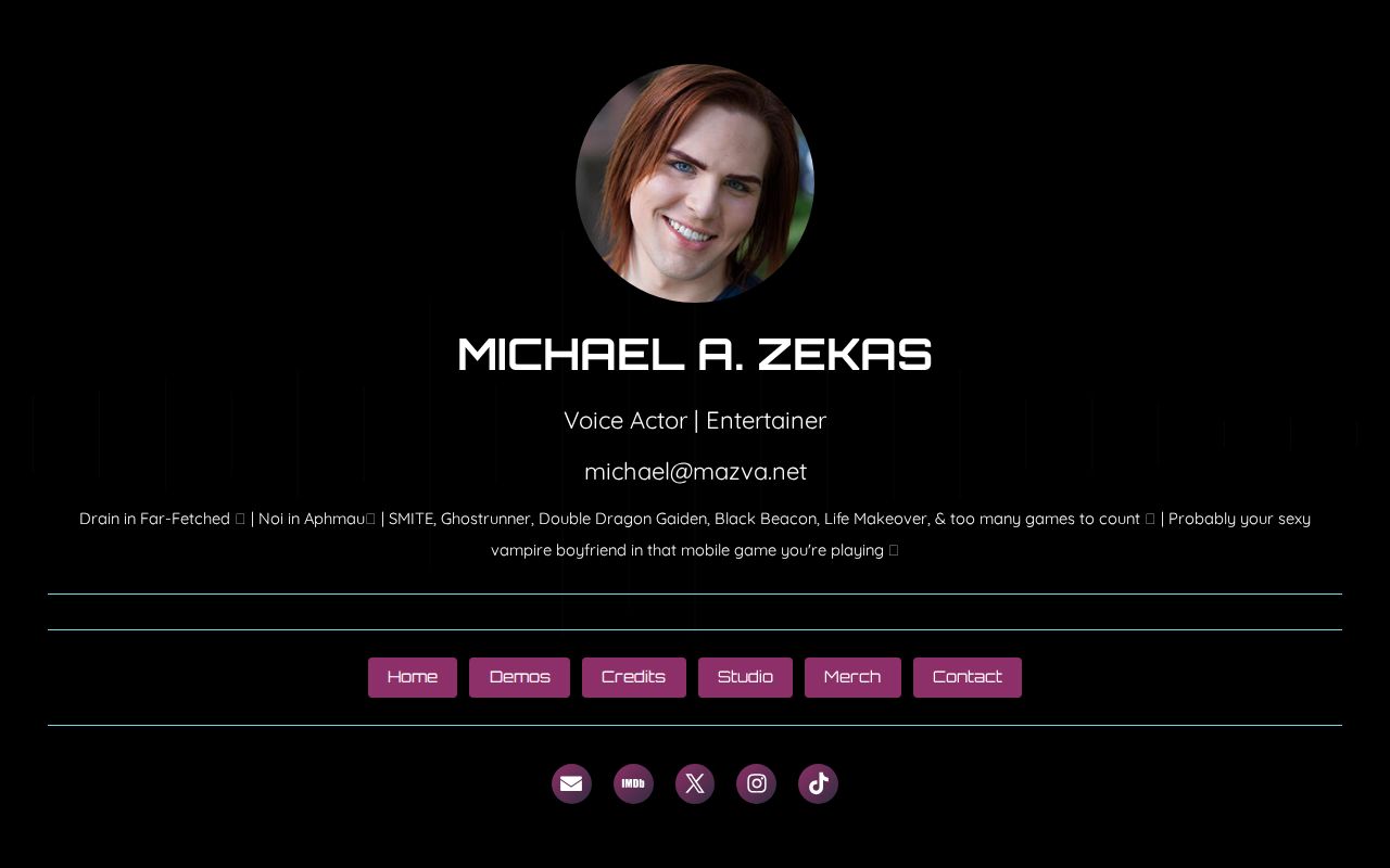 Michael A. Zekas Voice Actor